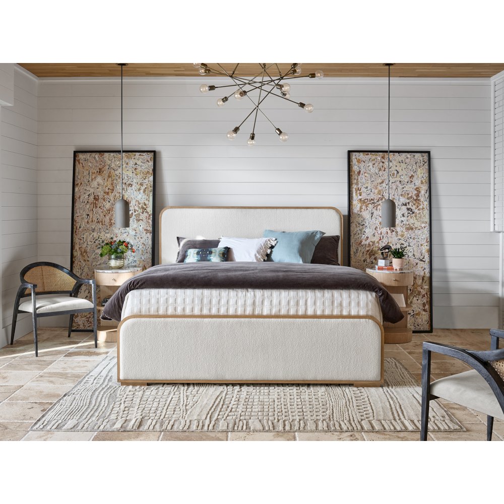 Nomad Bed Complete Queen 50 In Brushed Nickel  Color