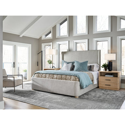 Daybreak Bed Complete King 66 In Brushed Nickel  Color