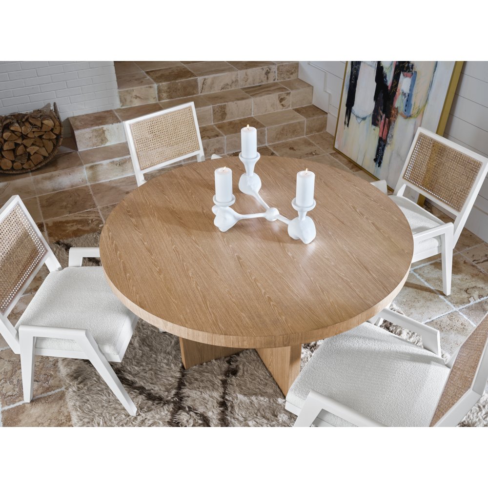 Sonora Arm Chair Pair In Cane/Glacier Color