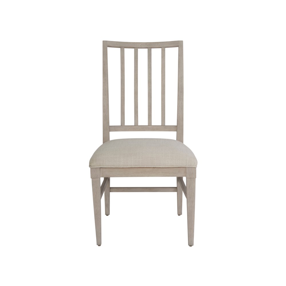 Splat Back Side Chair Pair In Rolling Fog Color
