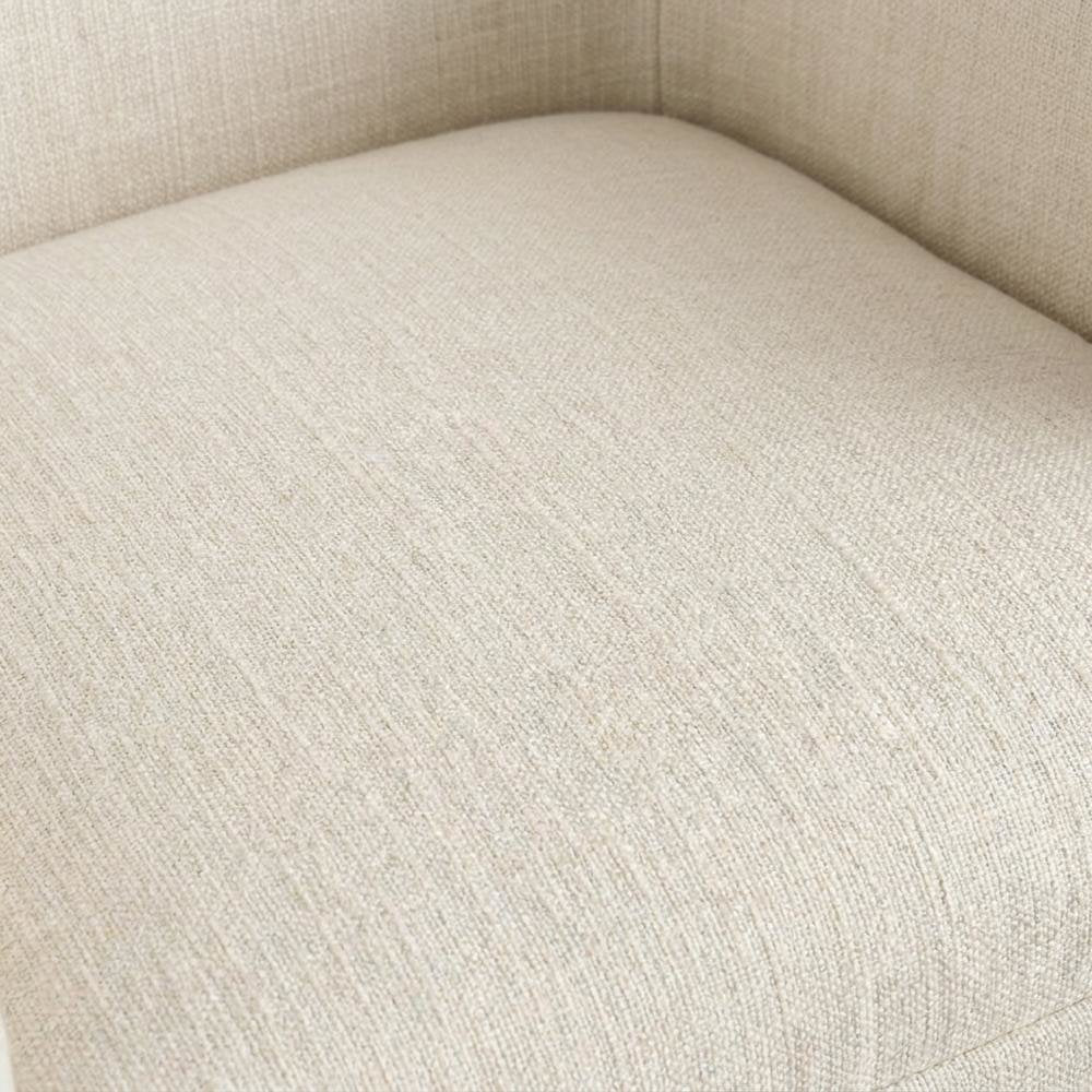 Polyester-Upholstered Side Chair with Slipcover, Clean-Lined Accent Chair