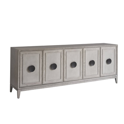 Entertainment Credenza In Rolling Fog Color