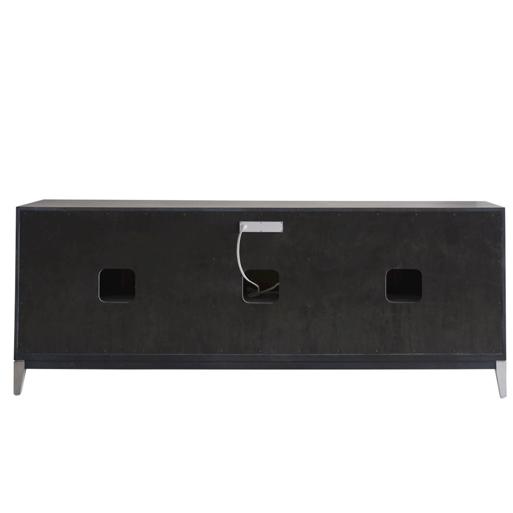 Entertainment Credenza In Rolling Fog Color