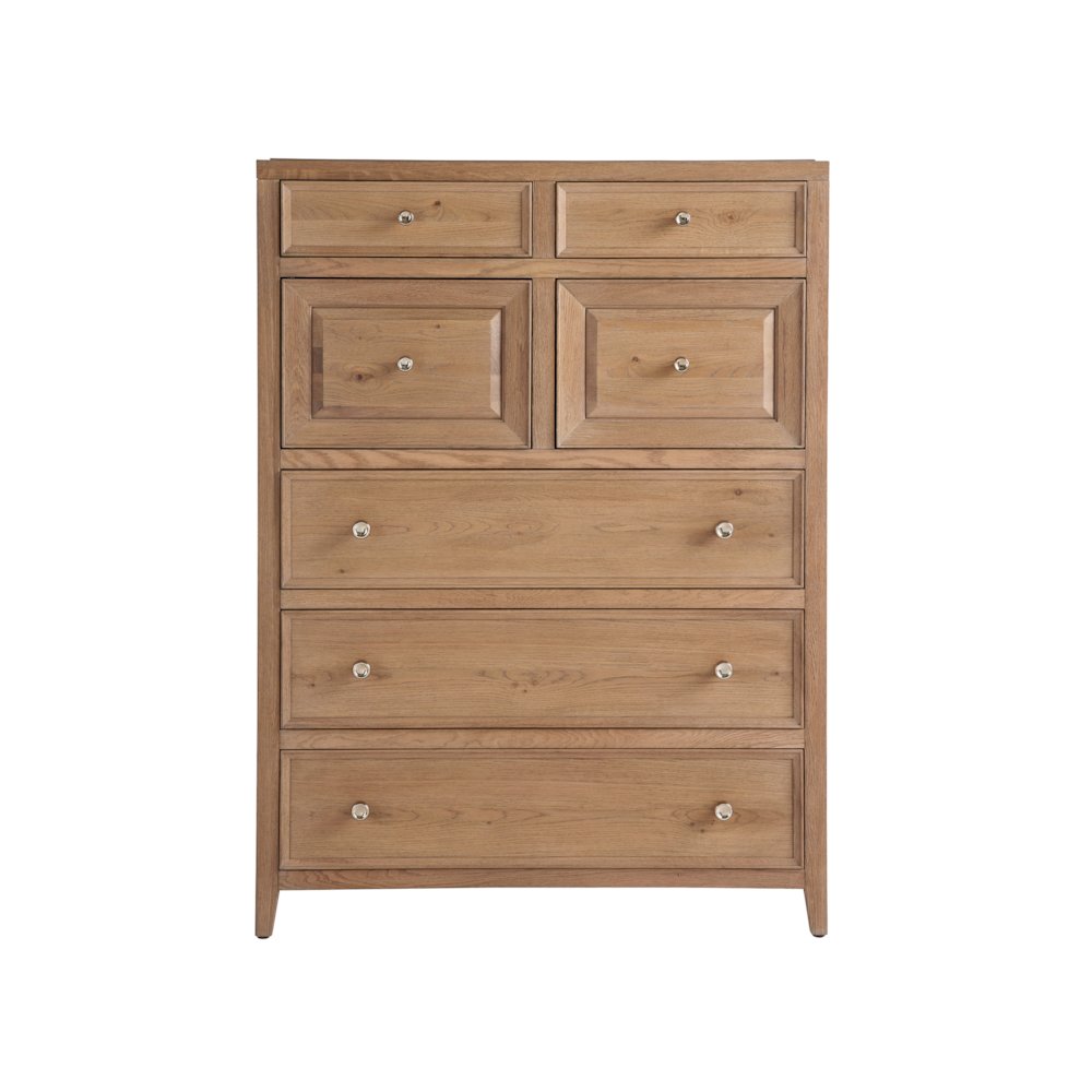 Beige Chest of Drawers with Doors and Drawers for Bedroom Furniture
