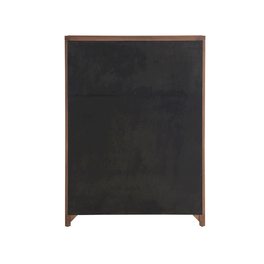 Beige Chest of Drawers with Doors and Drawers for Bedroom Furniture