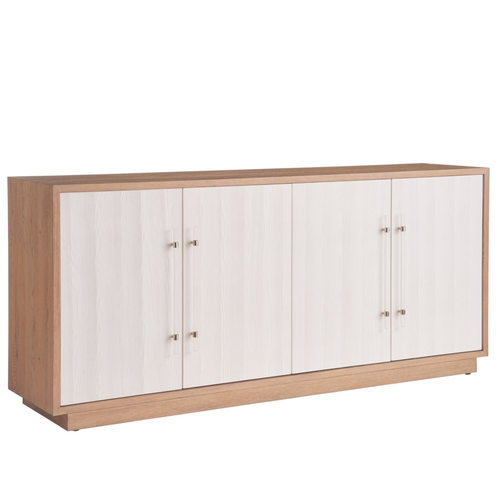 Camden Credenza In White Sand/Sand Dune Color