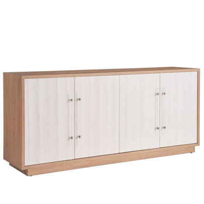 Camden Credenza In White Sand/Sand Dune Color