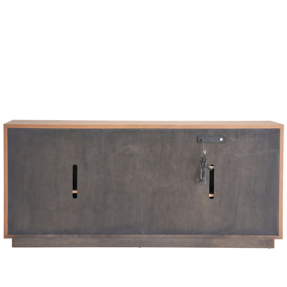 Camden Credenza In White Sand/Sand Dune Color