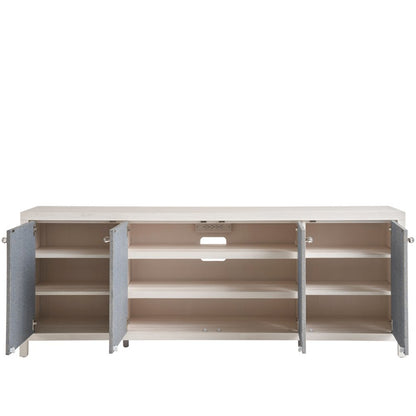 Captiva Credenza In White Sand/Blue Seagrass Color