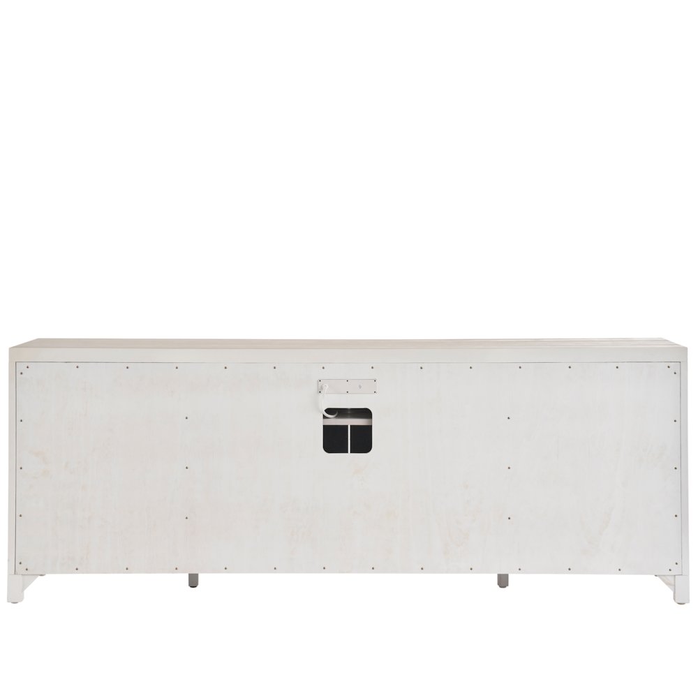 Captiva Credenza In White Sand/Blue Seagrass Color