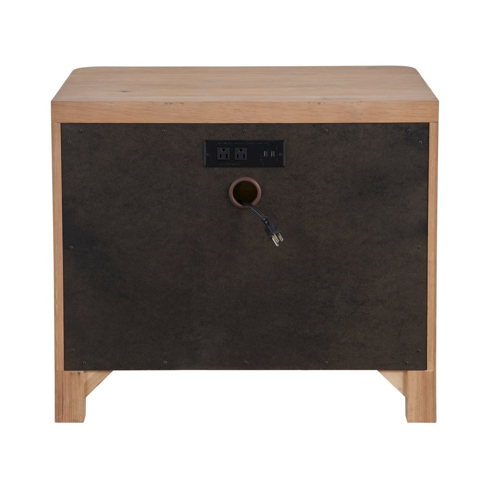 Walker Nightstand In Organic Natural Oak Color