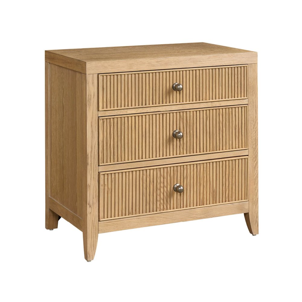 Carmen Three Drawer Nightstand in Skylark Color