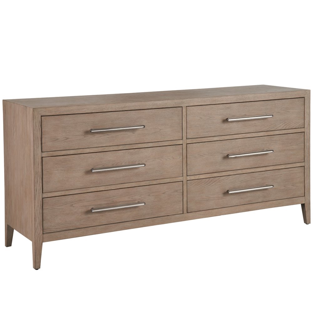 Cove Drawer Dresser In Gray Oak Color