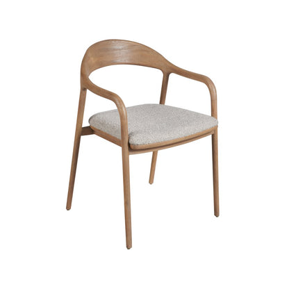 Echo Dining Arm Chair In Natural Oak  Color