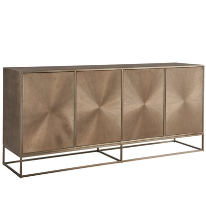 Fusion Credenza In Aged Brass Color