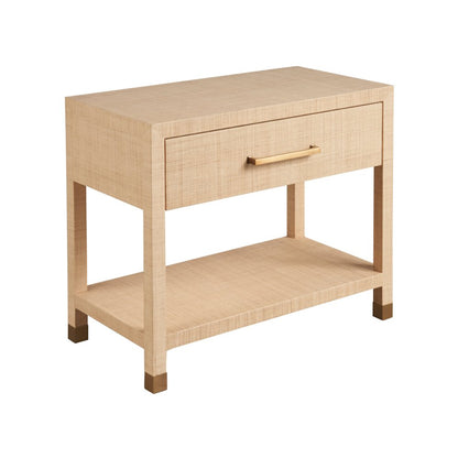 Leah Nightstand In Gold Color