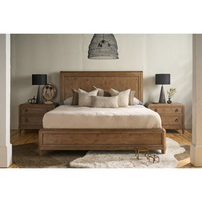 Sienna Panel Bed Queen in Sienna Color