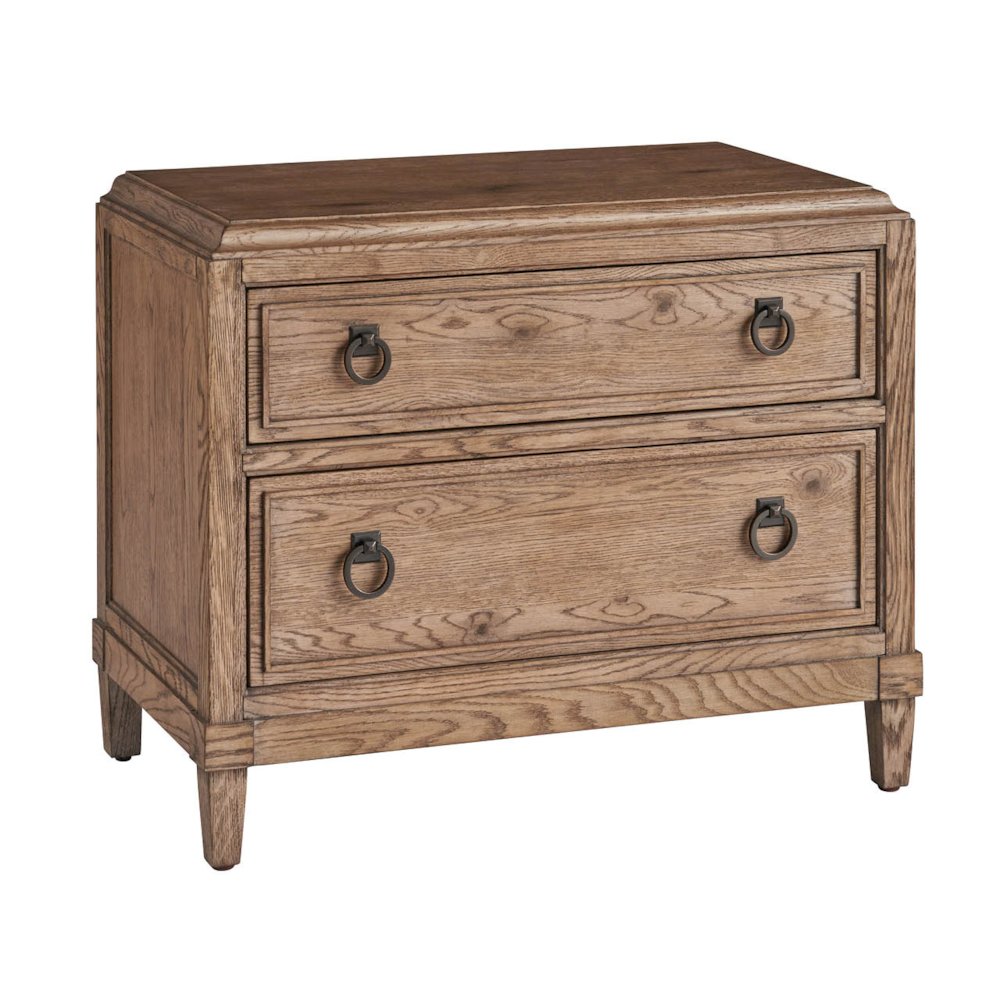 Sienna Two Drawer Nightstand in Sienna Color