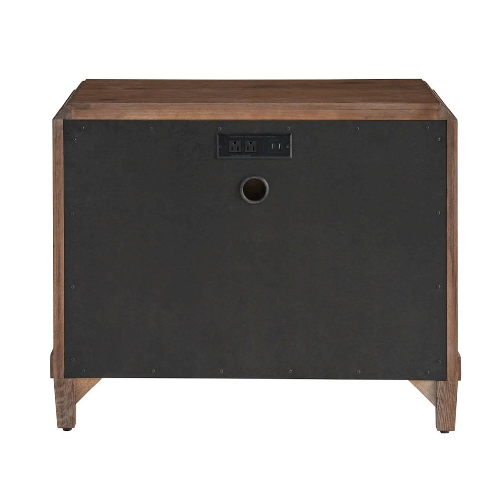 Sienna Two Drawer Nightstand in Sienna Color