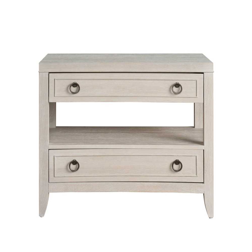 Avaline Nightstand in White Oak Color