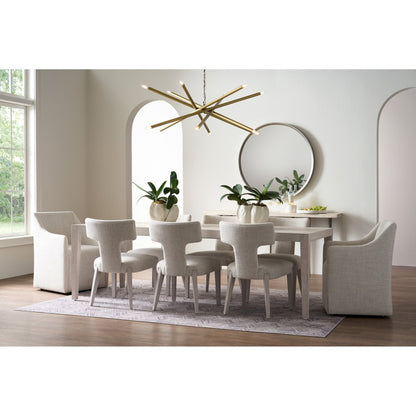 Raen Upholstered Side Chair (set of 2) in White Oak Color