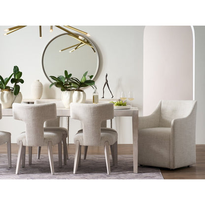 Raen Upholstered Side Chair (set of 2) in White Oak Color