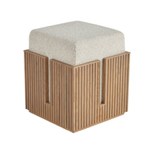 Carmen Bunching Stool in Skylark Color