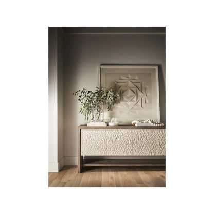 San Roque Console In Weathered Oak Color