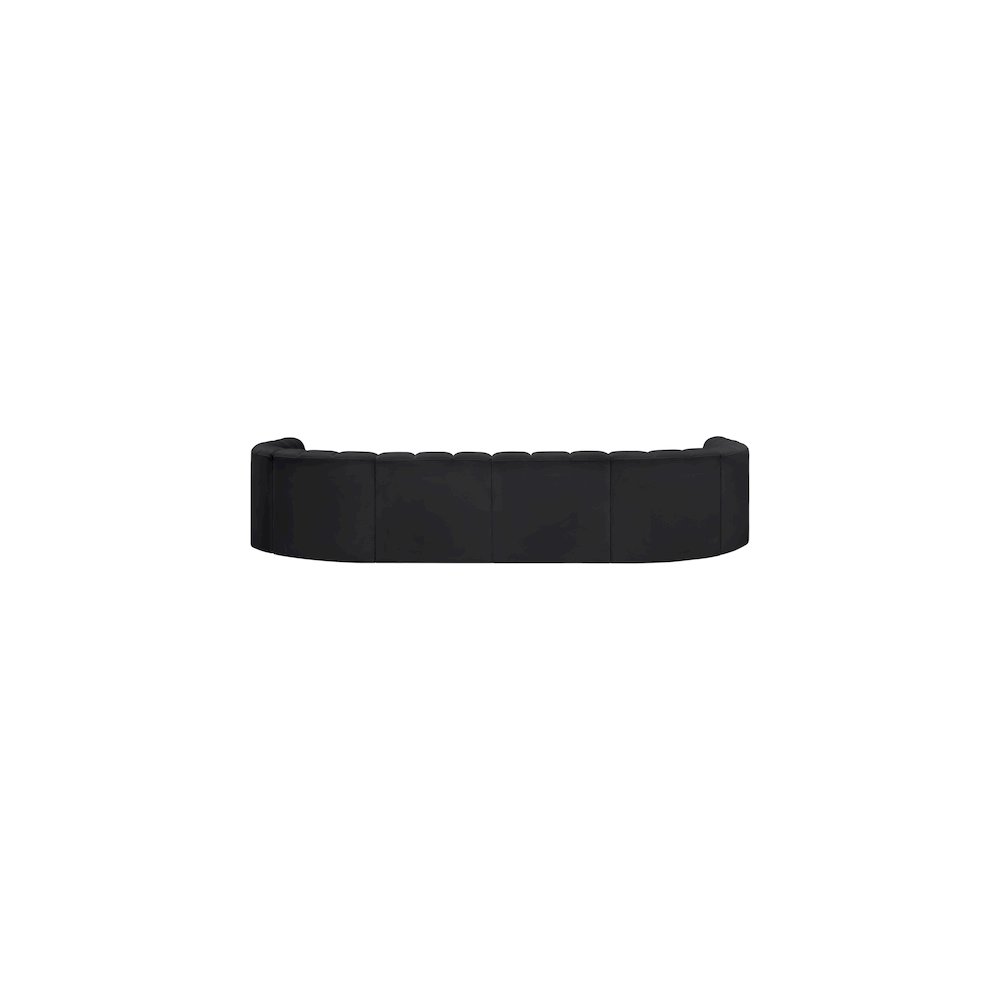 Arc Black Vegan Leather Modular Sofa