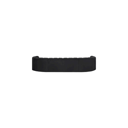 Arc Black Vegan Leather Modular Sofa