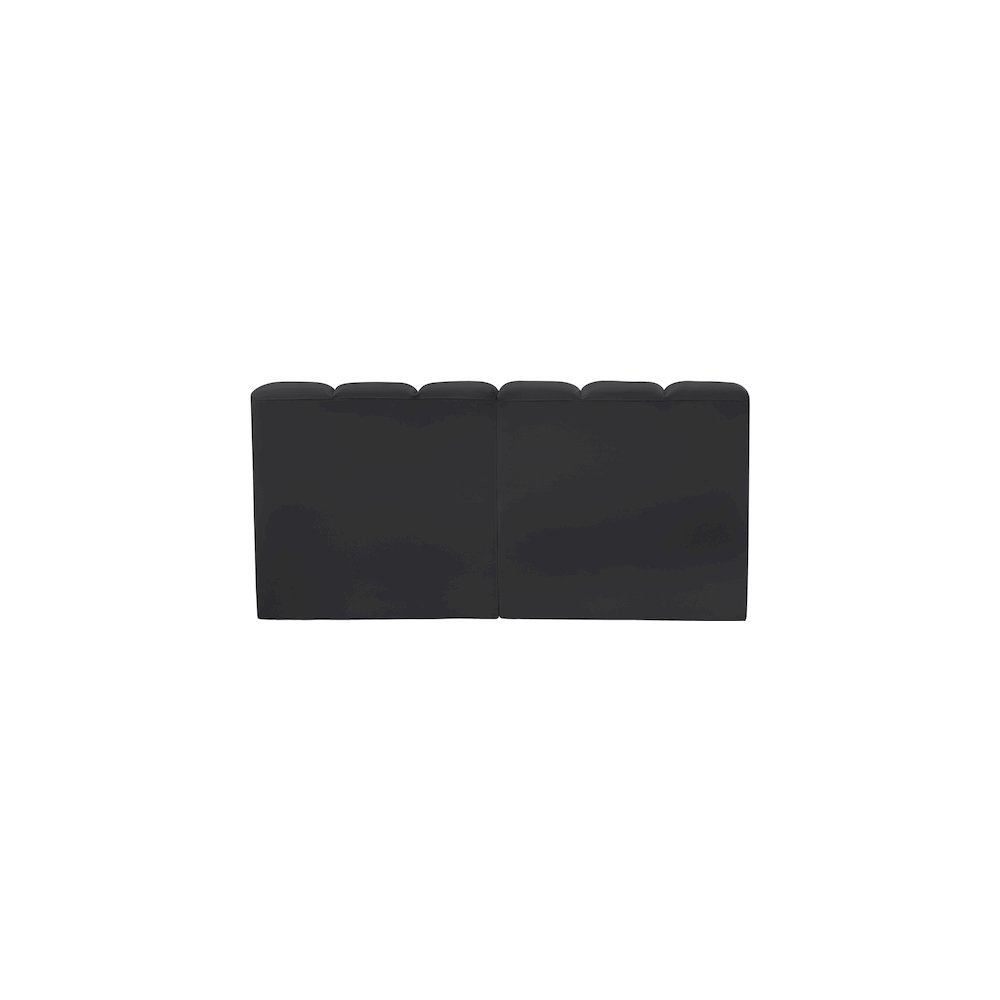 Arc Black Vegan Leather Modular Sofa