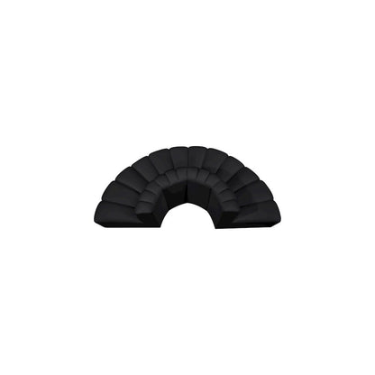 Arc Black Vegan Leather Modular Sofa