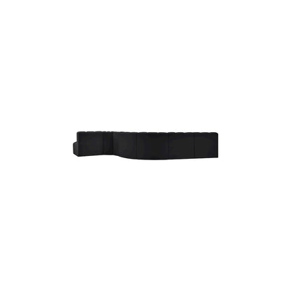 Arc Black Vegan Leather Modular Sofa