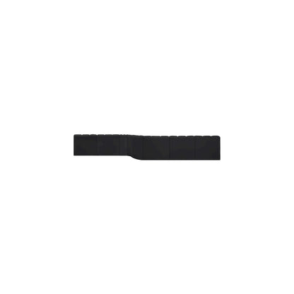 Arc Black Vegan Leather Modular Sofa