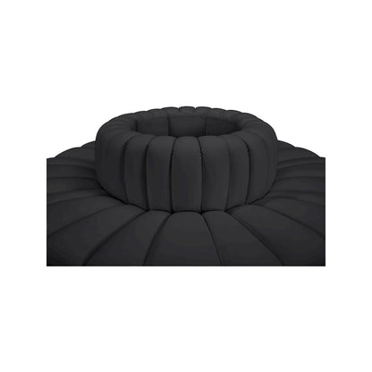 Arc Black Vegan Leather Modular Sofa