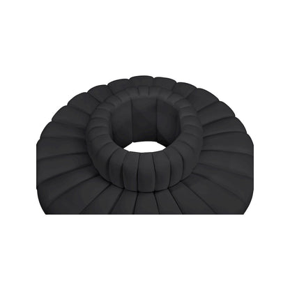 Arc Black Vegan Leather Modular Sofa