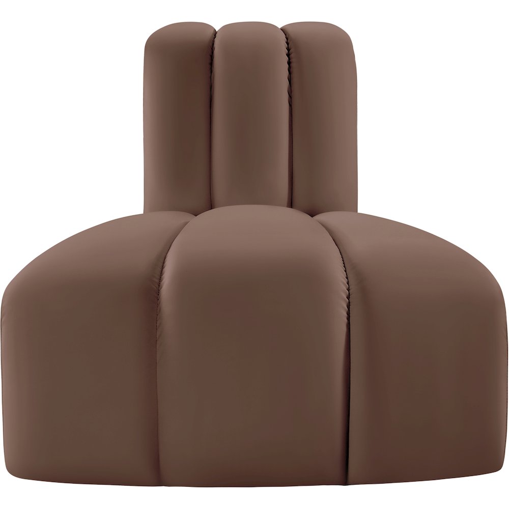 Arc Brown Vegan Leather Reverse Corner