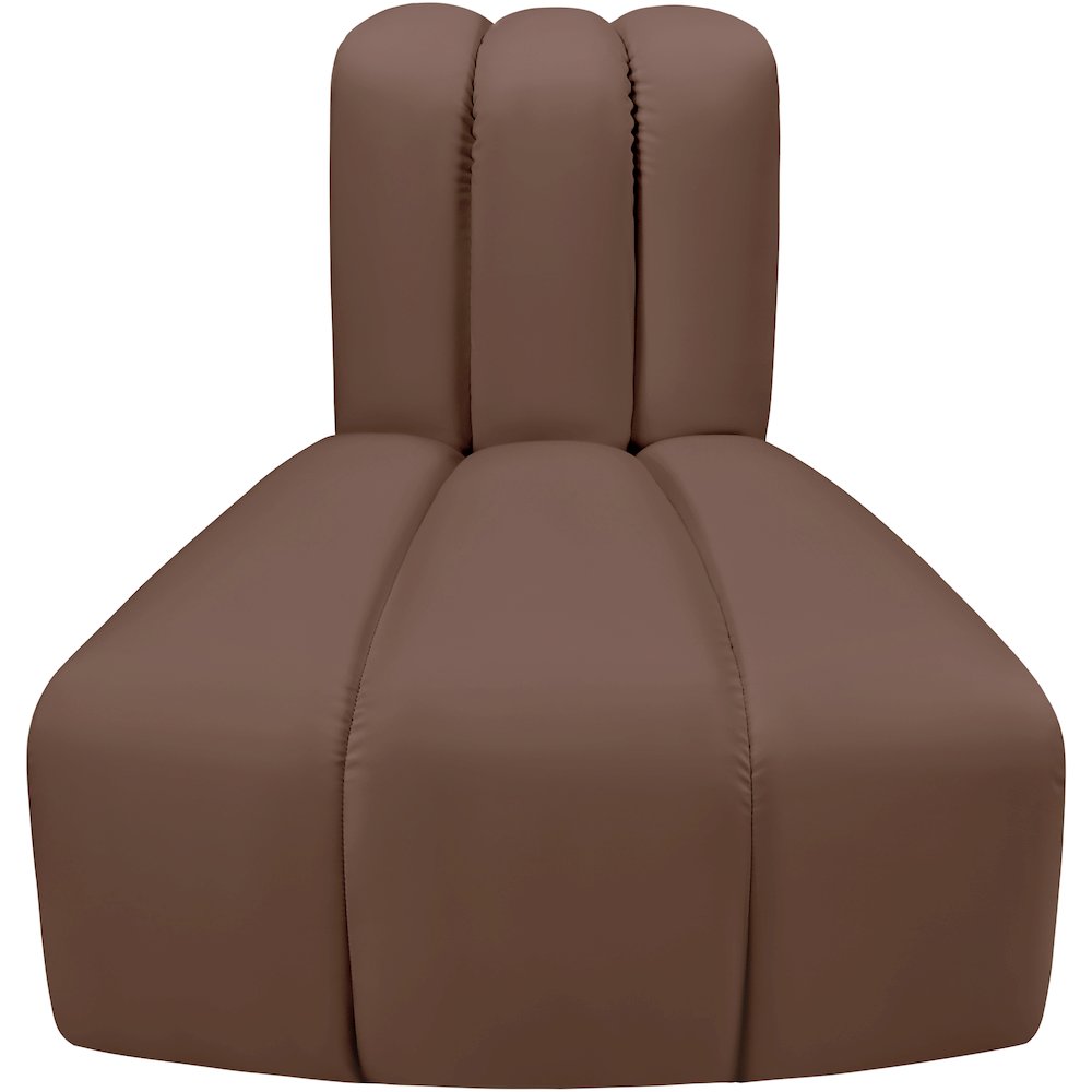 Arc Brown Vegan Leather Reverse Corner