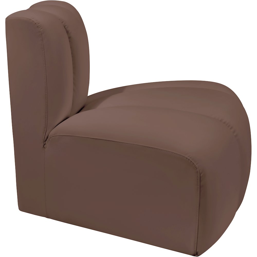 Arc Brown Vegan Leather Reverse Corner