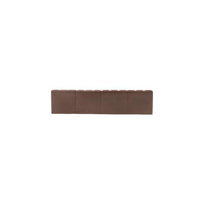 Arc Brown Vegan Leather Modular Sofa