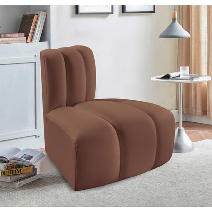 Arc Cognac Vegan Leather Reverse Corner