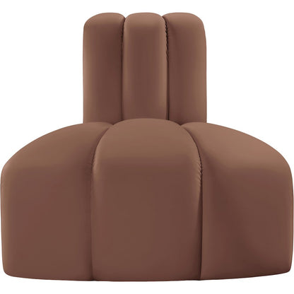 Arc Cognac Vegan Leather Reverse Corner