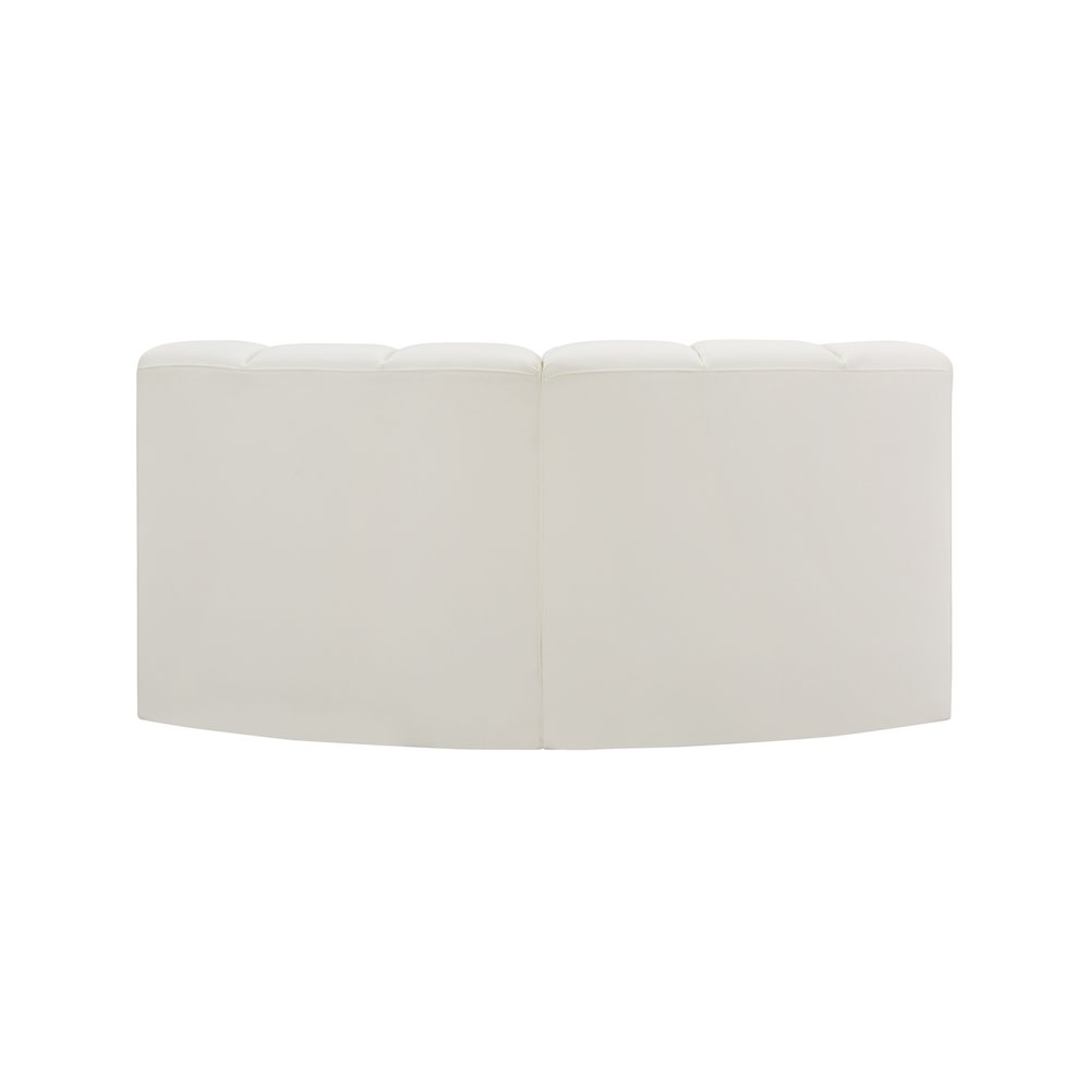 Arc Cream Vegan Leather Modular Sofa