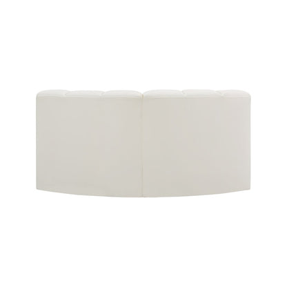 Arc Cream Vegan Leather Modular Sofa
