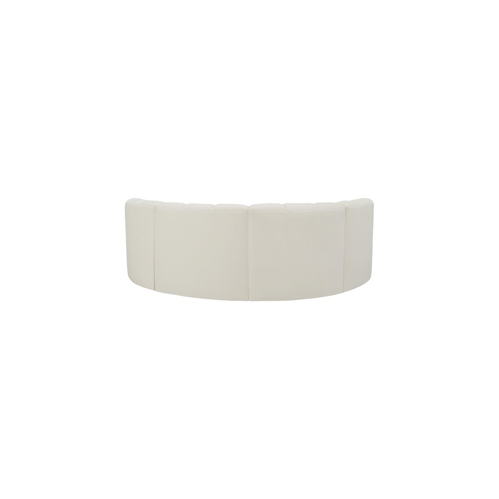 Arc Cream Vegan Leather Modular Sofa