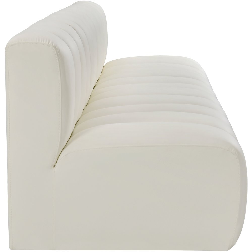 Arc Cream Vegan Leather Modular Sofa