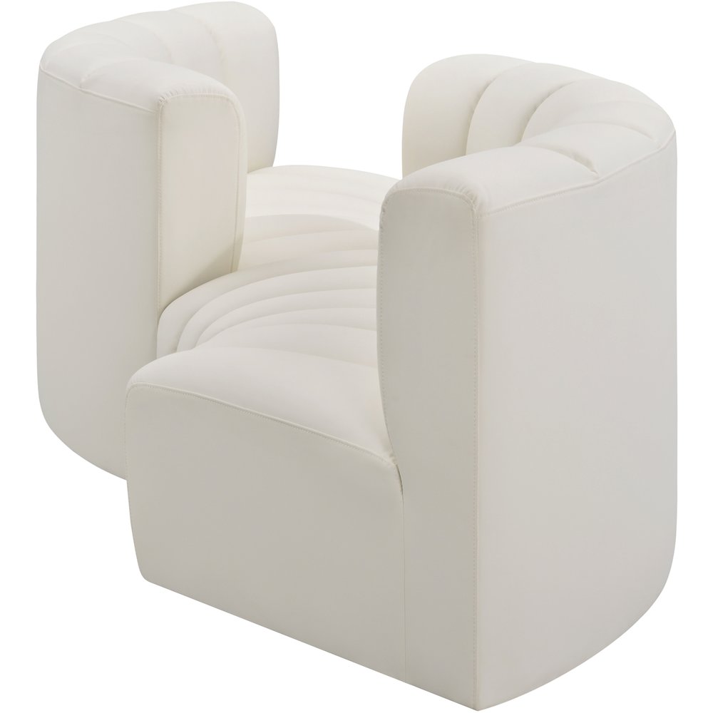Arc Cream Vegan Leather Modular Sofa