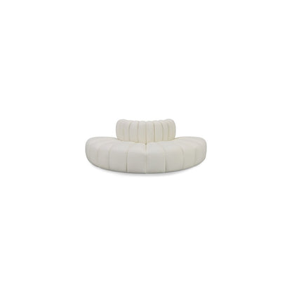 Arc Cream Vegan Leather Modular Sofa