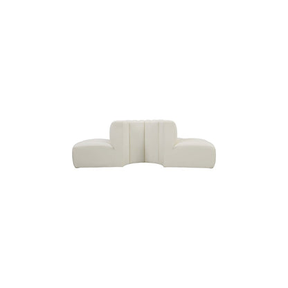 Arc Cream Vegan Leather Modular Sofa