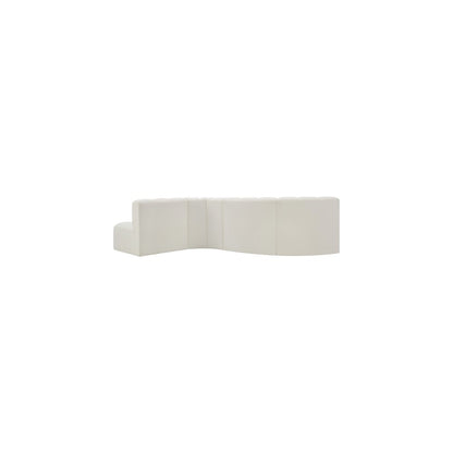 Arc Cream Vegan Leather Modular Sofa